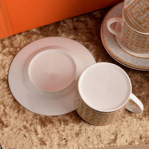 Ensemble de thé et de café en céramique mosaïque européenne de luxe, 15 pièces, capacité de 200 ml, écologique, couleur personnalisée, vente chaude - Product Image 5