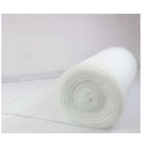 Ouate en polyester thermocollée, rouleaux de fibres de polyester, ouate en dacron