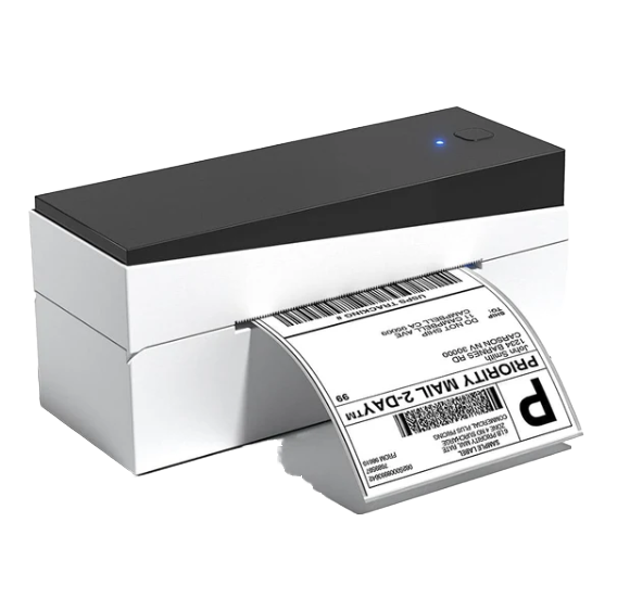 A BY108UP 110mm Thermal Shipping Label Printer 4*6 4'inch Express Warehouse Thermal Printer Waybill Sticker Barcode Printer