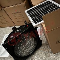 Feu Stop Industriel LED Solaire Clignotant Jaune pour Signalisation Routière – Vente en Gros, Fabrication OEM