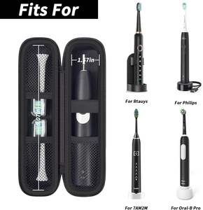 กล่องใส่แปรงสีฟันไฟฟ้าแบบแข็งพกพา รุ่นใหม่ล่าสุด สำหรับแปรงสีฟัน <span class=keywords><strong>Oral</strong></span> <span class=keywords><strong>B</strong></span> พร้อมช่องเก็บหัวแปรง - Product Image 4