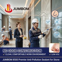 JUNBOM 8500 Scellant anti-taches premium pour pierre, adhérence sécurisée pour pierre poreuse, étanchéité des murs-rideaux en pierre poreuse, emballage personnalisé