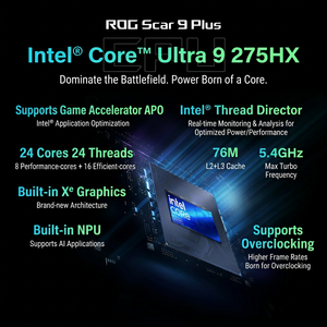 Strix SCAR 9 Plus 18 2025 G815 Gaming <b>Laptop</b> With Ultra9-275HX RTX5060 16G 1T <b>Laptop</b> Strix SCAR GAMING <b>LAPTOP</b> - Product Image 6