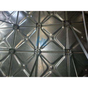 Réservoir de stockage d'eau en acier galvanisé plongé à chaud de prix usine <span class=keywords><strong>grand</strong></span> réservoir d'eau de pluie carré pour l'irrigation d'agriculture - Product Image 1