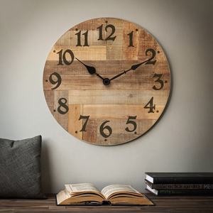 <span class=keywords><strong>Orologio</strong></span> <span class=keywords><strong>da</strong></span> Parete Silenzioso Marrone <span class=keywords><strong>da</strong></span> 12 Pollici per <span class=keywords><strong>Cucina</strong></span> e Soggiorno, <span class=keywords><strong>Orologio</strong></span> Rustico Decorativo <span class=keywords><strong>in</strong></span> <span class=keywords><strong>Legno</strong></span> a Batteria Stile Fattoria - Product Image 1