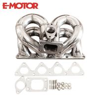 Collecteur d'échappement 38 mm WG pour Honda Civic CRX Del Sol D15 D16 SOHC VTEC