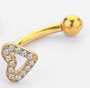 Gold heart 2