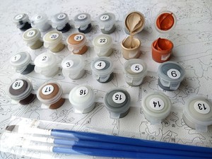 2020 caliente pintura por número kit con Marco, <span class=keywords><strong>arte</strong></span> de pared - Product Image 5
