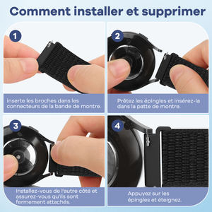 Correas de Reloj de 18 mm para Hombre y Mujer, Compatibles con <span class=keywords><strong>Garmin</strong></span> Venu 2S/Venu 3S/<span class=keywords><strong>Vivoactive</strong></span> <span class=keywords><strong>4S</strong></span>/Vivomove 3S/Forerunner 255s/255s Music/265s - Product Image 4