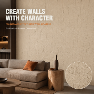 E96 Gamazine Textured Wall Coating Water Based Acrylic Decorative <b>Paint</b> for Interior and Exterior Walls 30kg - Product Image 1
