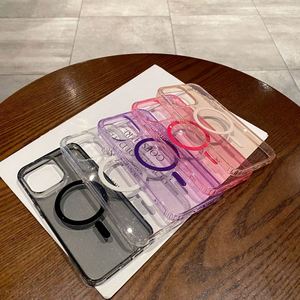 เคสโทรศัพท์แบบแข็งอะคริลิกสำหรับ iPhone 16 Pro Max 15 Plus 14 13 12 11 Pro รองรับการชาร์จไร้สายแบบแม่เหล็ก - Product Image 2