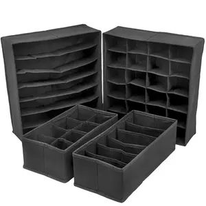 Faltbare Schublade Teiler Lagerung Box Durable Closet Organizer Unterwäsche Veranstalter