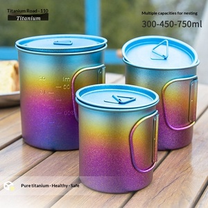 Taza de Agua Plegable TiTo, Portátil, para Exteriores, Puede Hervir Agua, Diseño Matryoshka, para Camping, Ecológica, Individual - Product Image 4