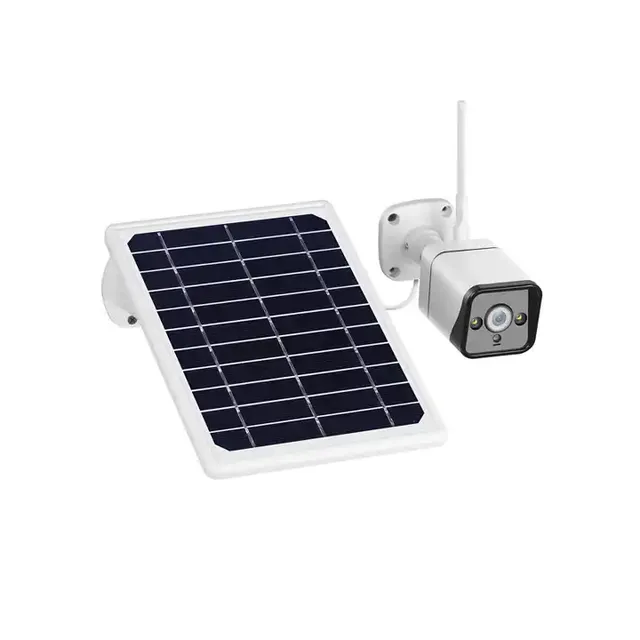 Whole Sale Small TUYA Outdoor  Solar Panel  WiFi  Wireless Security Camera