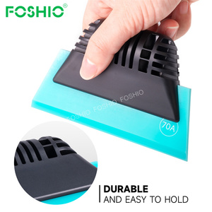 Foshio personalizar Logo 70A 80A 90A durómetro goma vinilo escobilla de goma raspador para instalación de película de coche - Product Image 2