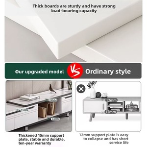 Mueble para TV, Nuevo, Moderno, Minimalista, Multifuncional, para Apartamentos Pequeños, Sala de Estar, <span class=keywords><strong>Mesa</strong></span> de Centro de Madera - Product Image 3