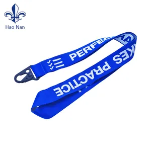 Hot Sale Promotional Wrist Strap Polyester Personalized Lanyard Breakaway Lanyard Key Chain With Logo Custom