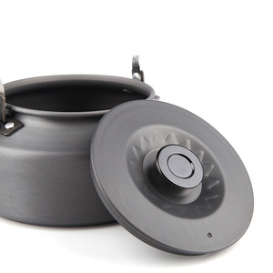 1.6L Outdoor Cooking Boiling <strong>Kettle</strong> Portable <strong>Camping</strong> Hiking Travel Big Capacity Teapot Aluminum Alloy <strong>Kettle</strong> - Product Image 2