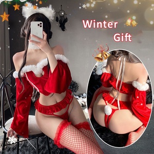 ชุดชั้นในคริสมาสต์เซ็กซี่สำหรับผู้หญิงชุดชั้นในเซ็กซี่เร้าอารมณ์แฟชั่นโชว์สไตล์ยุโรป - Product Image 5