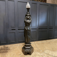 Esculturas de Bronce Personalizadas de Alta Calidad para Interiores, Modelos Modernos Fundidos a Tamaño Real, Pintados, con Luces, Logotipo Impreso, Regalo