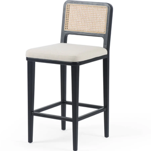 Taburete de Barra Veka Cane, Taburete Alto Resistente de Haya Maciza para Bar en Casa y Comedor - Product Image 5