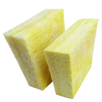 Panneau d'isolation en fibre de verre jaune en gros, plaque de laine de verre pour atelier intérieur, isolation thermique, ignifuge et insonorisant