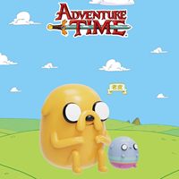 Authentique Jinart Adventure Time Sitting Series Blind Box Figurines Finn Jake BMO Ornement de Bureau Cadeau de Collection