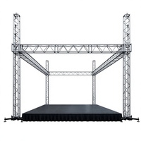 Truss carré en aluminium Topfinger pour FT34 290mm 50*2 50*3, truss de toit en aluminium pour éclairage avec certificat TUV