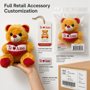 Morbidi cuscini di peluche rossi a forma di cuore: simpatici cuscini a tema d'amore giocattoli di peluche - Product Image 6