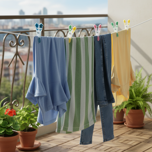 Pinces à <span class=keywords><strong>linge</strong></span> multifonctionnelles en plastique robustes avec <span class=keywords><strong>ressort</strong></span> pour chaussettes, poignée souple pour sacs et chaussures, usage domestique - Product Image 1