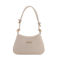 Nouveau Sac à Bandoulière Uni en Polyester avec Fermeture Éclair, Collection Printemps 2025 – Sac à Main Élégant et Tendance pour Femme