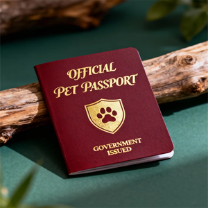 Libreta de Pasaporte Falsa con Lámina Dorada Personalizada con Impresión FD para Niños, Libreta de Pasaporte para Mascotas, Eventos Escolares, Viajes - Product Image 4