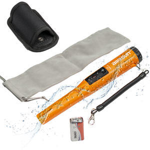 ALLOSUN IP68 yağmur geçirmez <span class=keywords><strong>Metal</strong></span> değnek dedektörü, 360 ° tarama, 4.5 inç derinlik, altın, gümüş ve takı için 3 uyarı modu - Product Image 1