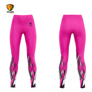Leggings de Cintura Alta para Mujer, Tejidos, con Logotipo Personalizado, para Gimnasio, Yoga, Deportes, Transpirables, para Entrenamiento, Running, Sin Costuras - Product Image 1