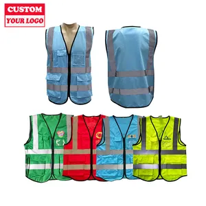 热卖定制标志安全服装工作背心个人设备工作夹克安全防护