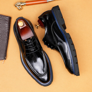 New Men's High-Class Leather <b>Shoes</b> for Business Formal Wear, Premium Leather, Luxurious Style, Versatile for All Occasions - Product Image 1