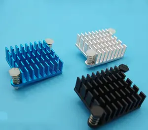 Diagonal pitch 37mm North and South Bridge Radiator Pure aluminum profile heat sink with gel nail PC IC 26*26*10MM Heatsink