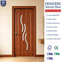 Fournisseur chinois de portes en bois et PVC pour les portes de chambres d'appartements