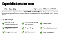 Facile à assembler Casas Modulares Prefabricadas Maison de conteneur fabriquée Maisons préfabriquées pliables de luxe