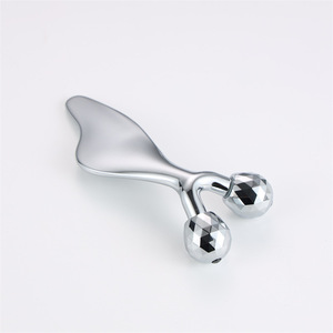 Bâton de massage des yeux double boule <span class=keywords><strong>Dolphin</strong></span> Gua Sha board Appareil de levage et de resserrement du visage Masseur de beauté du visage avec logo personnalisé - Product Image 6