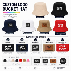 Custom Logo Reversible Bucket <b>Hat</b> <b>Men</b> Women Two-Tone Contrast Stitching <b>Sun</b> <b>Hat</b> Wholesale Cotton Fisherman Cap Outdoor Ebony - Product Image 5