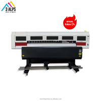 Imprimante UV à solvant écologique 3ALPS 1,8 m à double tête XP600 I3200E1 pour l'impression d'autocollants de voiture en PP, PVC, TPU