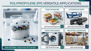 Granulés de polypropylène homopolymère PP T30S de qualité industrielle, résine PPH vierge pour géotextiles et bandes de support de tapis - Product Image 4