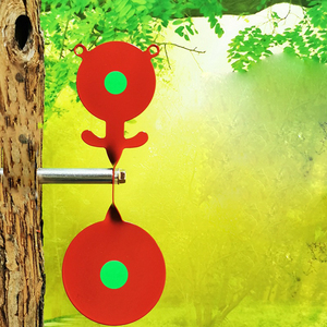 Objetivo giratorio <span class=keywords><strong>de</strong></span> acero al carbono <span class=keywords><strong>de</strong></span> alta dureza con forma <span class=keywords><strong>de</strong></span> oso, altamente visible y <span class=keywords><strong>de</strong></span> retorno automático para tiro. - Product Image 2