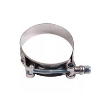 Collier de serrage métrique en acier inoxydable réglable et personnalisé, robuste, haute pression, galvanisé, à ressort, type T-bolt, de qualité supérieure