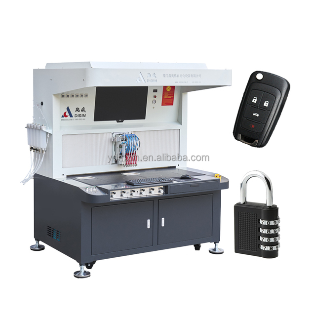 Dual-Station Spray Dispensing Machine With Ccd Metal Zipper Head Coloring Machine