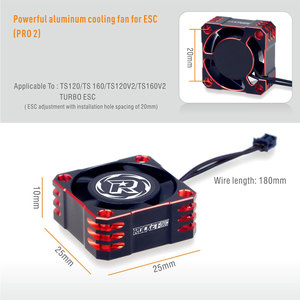 Ventilateur de refroidissement ESC en métal Surpass Hobby <span class=keywords><strong>ROCKET</strong></span>-RC <span class=keywords><strong>V2</strong></span>/A2 25/30mm, entrée 8.5V, 0.52/0.6A, 32000/28000RPM, pour moteur de voiture RC 1/10 - Product Image 5