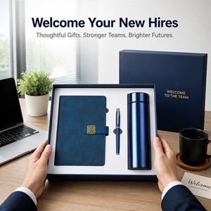 Luxury Journal Manufacturer Custom PU Leather Note Book Business <b>Office</b> <b>Gift</b> Set <b>Gift</b> BoxWater Bottle Notebook With Logo - Product Image 5