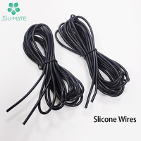 Fil électrique en silicone à âme unique recouvert de caoutchouc de silicone haute température, calibre 6 8 10 12 14 16 18 20 22 24 AWG
