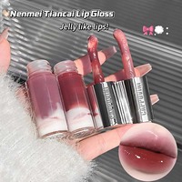 Gloss à lèvres transparent CAPPUVINI Berry Berry White Snow Crystal, gloss à lèvres miroir brillant, lèvres pulpeuses